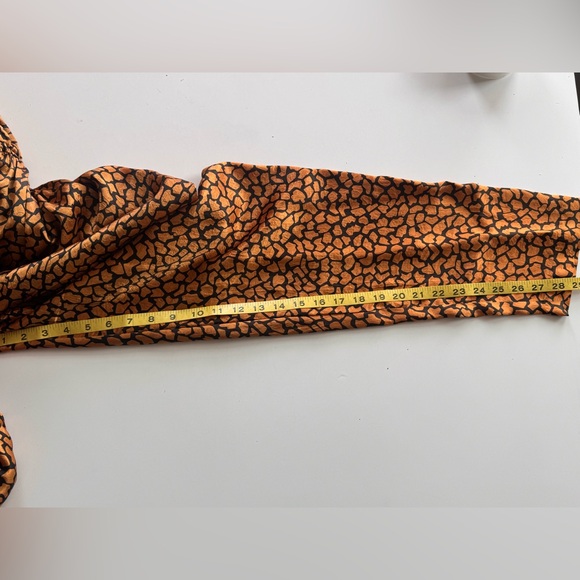 Vintage 70s 80s On The Rocks Animal Print Short Sleeve Belt Jumpsuit Romper - Picture 15 of 16